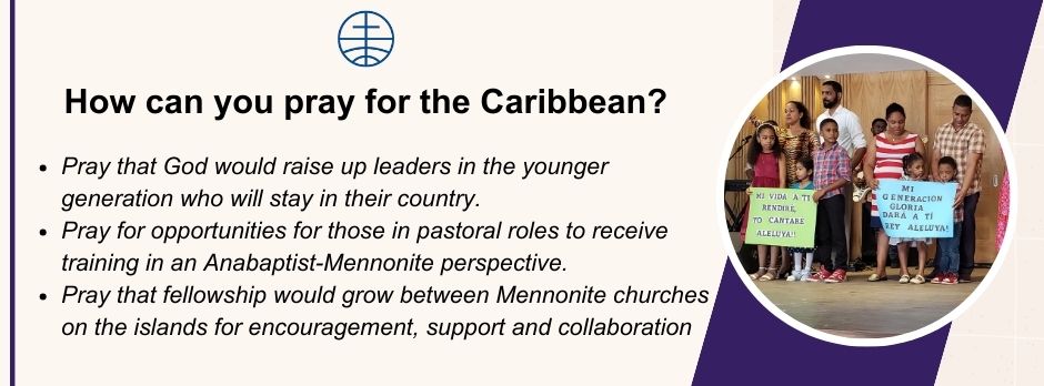 How can you pray for the Caribbean? 